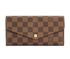 Louis Vuitton Damier Ebene Sarah Wallet, front view